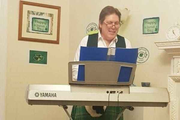 St Patrick’s Day celebrations at Moorlands Care Home