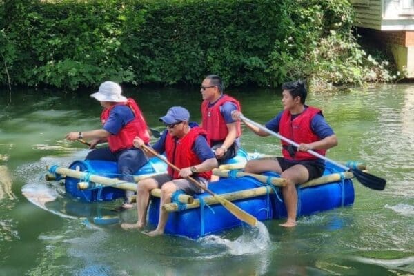 Riverside Place Care Home Raft Race Team