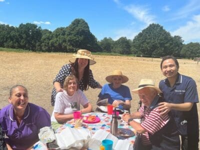 Galsworthy House Residents enjoy Picnic in Galsworthy House