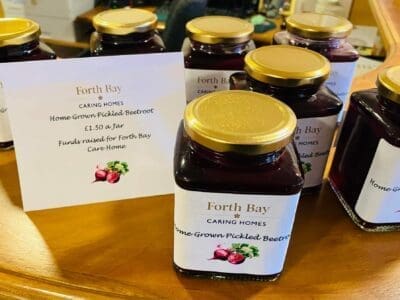 Growing vegetables at Forth Bay Care Home