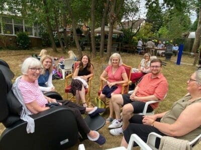 Sundridge Court residents enjoy Summer BBQ