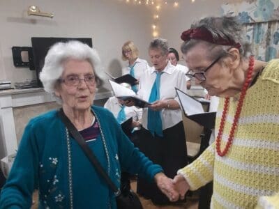 Live interactive show at Gildawood Court Care Home