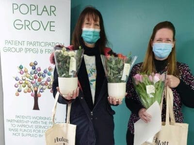 Bouquet of celebrations at Hulcott Care Home
