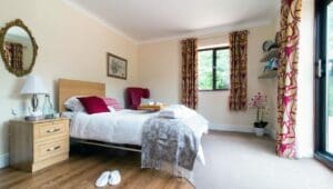 Bedroom of Magna Care Home in Canford Magna Dorset BH21