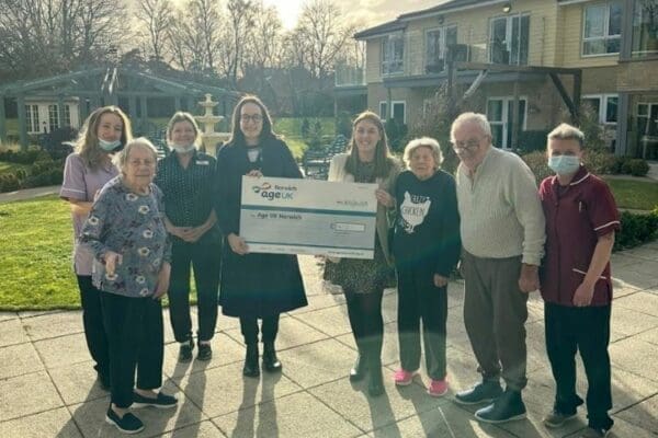 Ivy Court’s Mollie walks 10,000 steps a day for Age UK