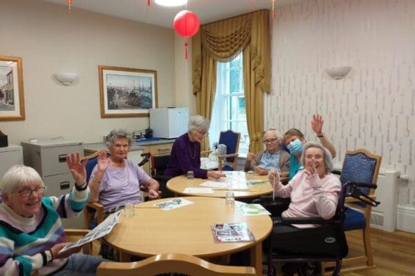 Beaumont Villa residents attend an art and coffee afternoon