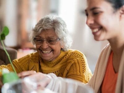 What is person-centred care in a care home?