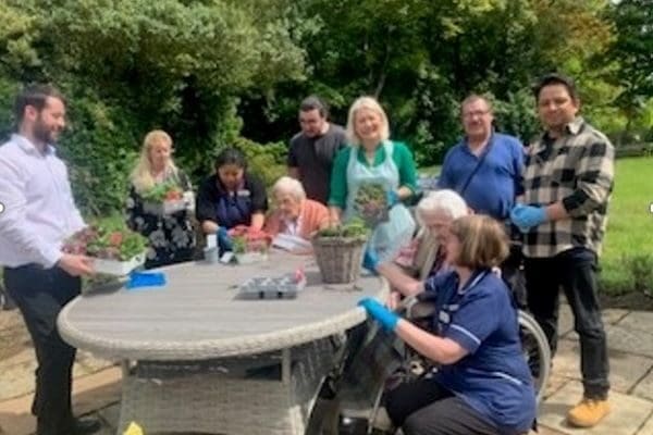 The team at Coxhill Manor are making their home shine for summer!