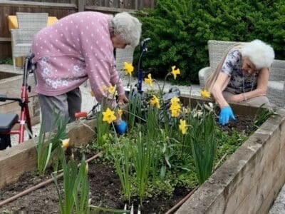 Gardening Club in Full Bloom at Riverside Place