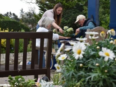 East Hill House had a busy Aria in Bloom Day