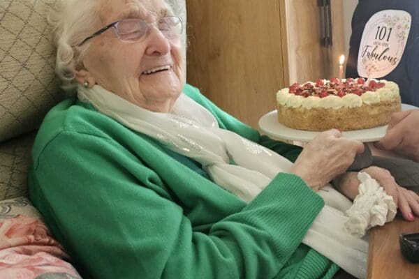 Abbeycrest resident who helped make Spitfire wings turns 101