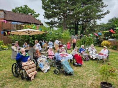 Garden Party at Abbeycrest for Care Home Open Week