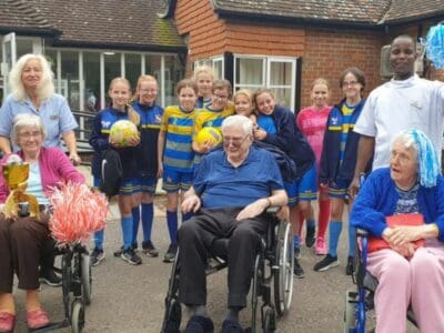 Local Sports Team Join Hulcott for Fun Sports Day