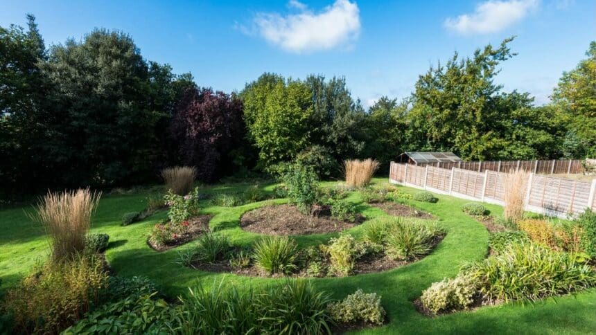 garden at East Hill House Residential Care Home in Liss GU33