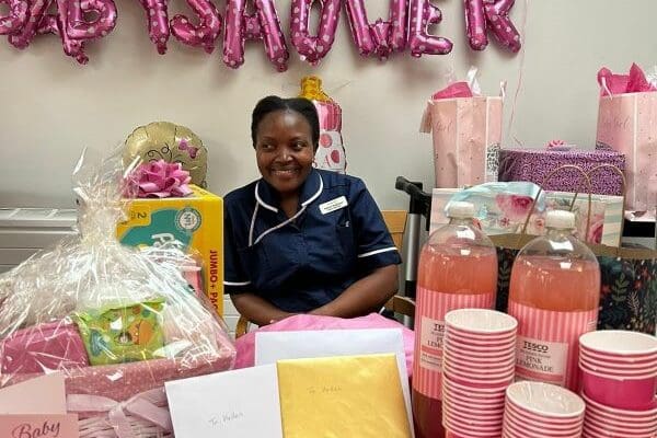 Oak Manor hold baby shower for Deputy Manager