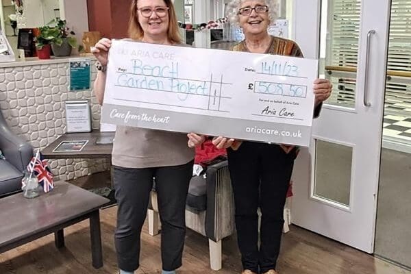 Southlands Place generously contribute to the Bexhill Beach Garden Project
