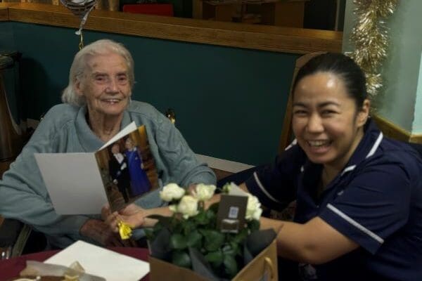 Computer enthusiast celebrates 100th birthday at Heffle Court