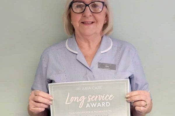 Care assistant celebrates remarkable 25 years at Ferfoot