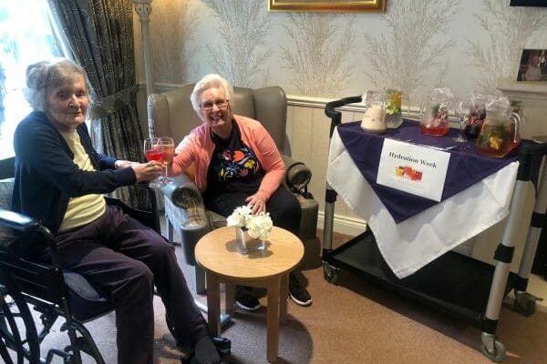 Cheers to Nutrition and Hydration Week at Belmont House