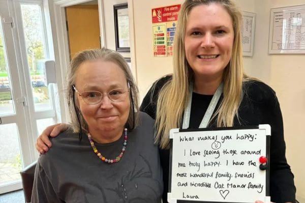 Oak Manor share what makes them happy