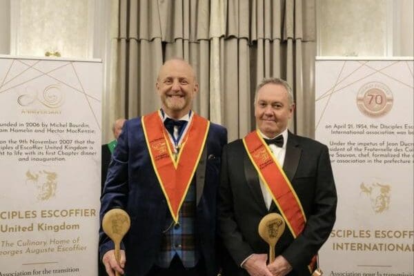 Chef knighted into Order of the Disciples of Escoffier