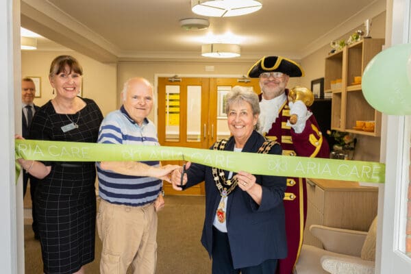 Local care home joined by Mayor and Town Crier to celebrate relaunch