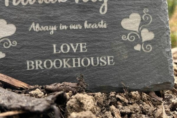 Touching memorial garden for Brook House families