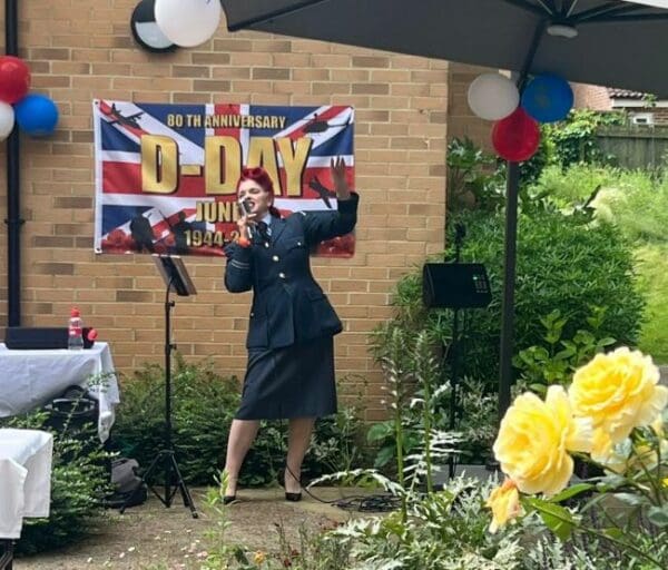 Belmont House Care Home in Sutton mark DDay anniversary