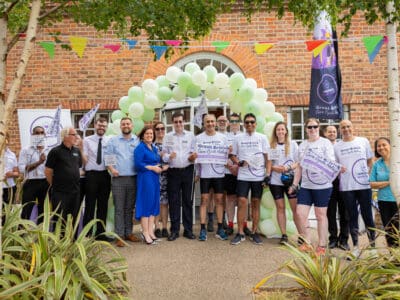 Thames View gives a warm welcome to cycle relay