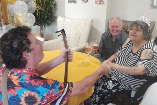 Celebrating Sandy’s 80th and Golden Wedding Anniversary with David