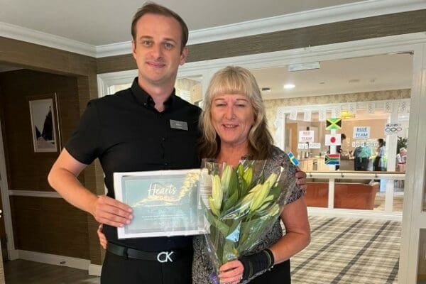 Kingsclear administrator receives Hearts of Gold award