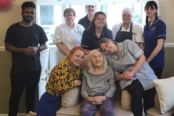 Birthday celebrations at Ferfoot Care Home