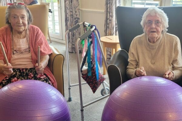 Cranmer Court gets moving with DrumFit