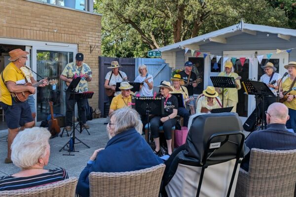 Battle Ukulele Group performs at Southlands Place