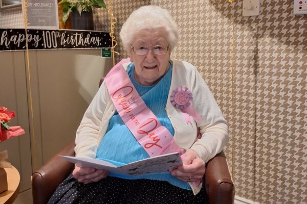 100th birthday celebrations at Riverside Place