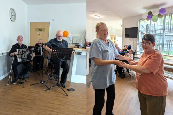 The 3Bs perform for Hillview Court