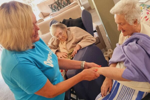 Pamper session at Magna Care Centre