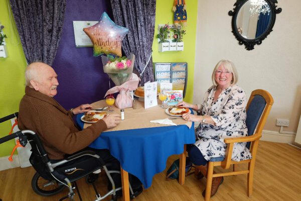 Birthday surprise at Belmont Castle Care Home!