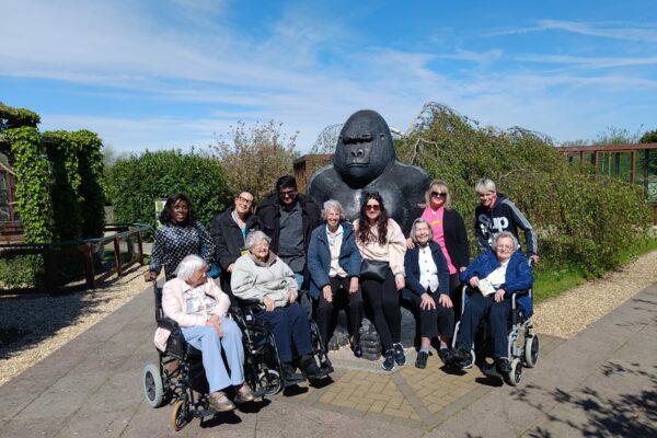 Solent Grange Nursing Home visit Monkey Haven