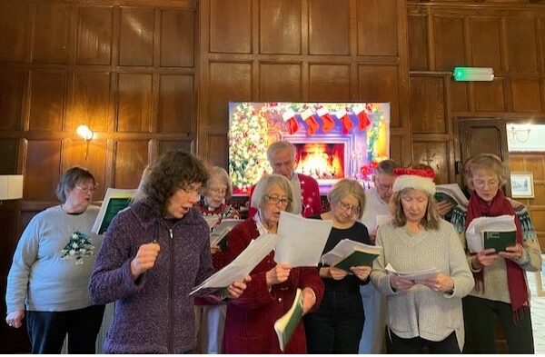Christmas singalong at Garth House