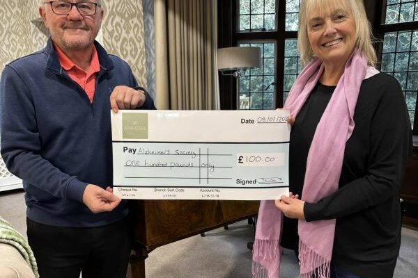 Denham Manor supports local Alzheimer’s Society