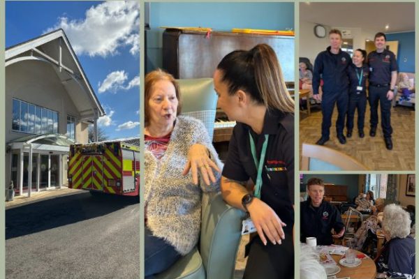 Local community visit at Stowford House