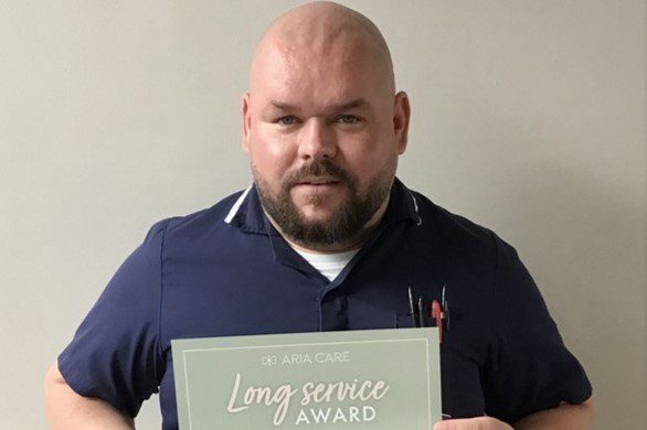 Nurse celebrates 10 years at Knowle Park Nursing Home
