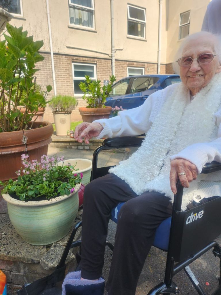 Holmwood resident Aria in bloom
