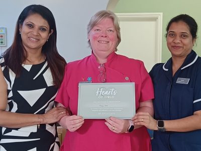 Steep House celebrate Long Service Awards and Hearts of Gold Winner