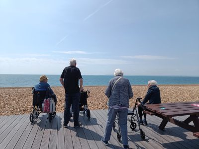 Chestnut View Residents Enjoy a Refreshing Trip to Hayling Island