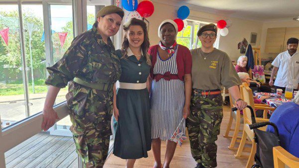 Rendlesham colleagues VE day celebrations
