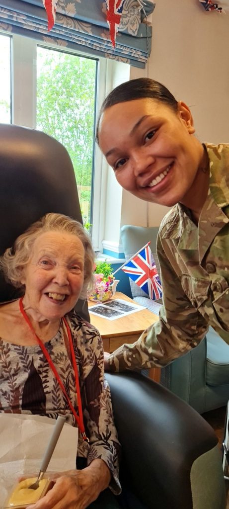 Stowford House residents VE Day