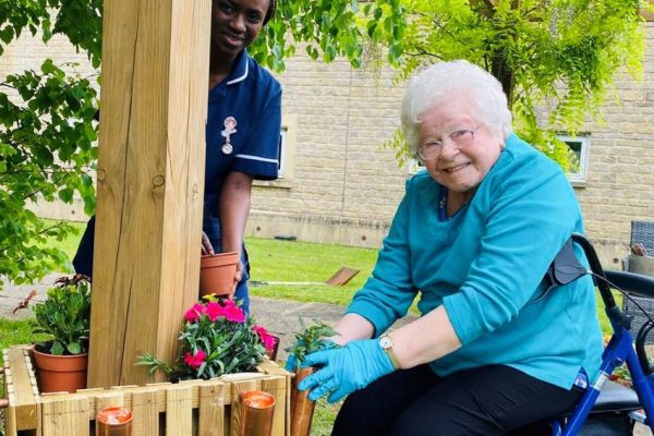 Creative Aria in Bloom gardening at Tall Trees