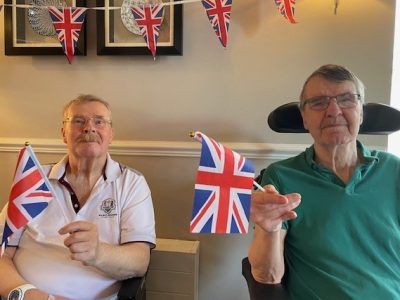 VE Day party at Garth House
